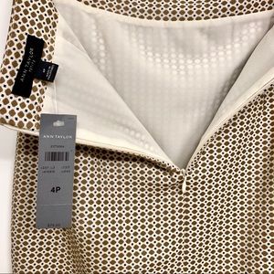 Ann Taylor tan pencil skirt